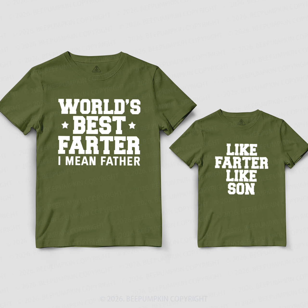 Best Farter I Mean Father Like Son Like Daughter Dad&Me Matching Shirts