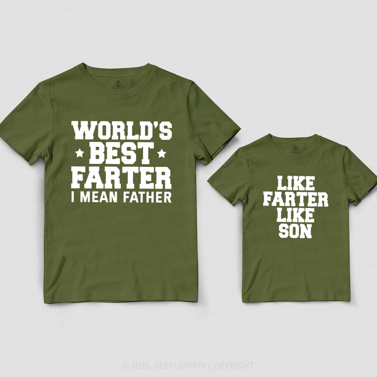Best Farter I Mean Father Like Son Like Daughter Dad&Me Matching Shirts