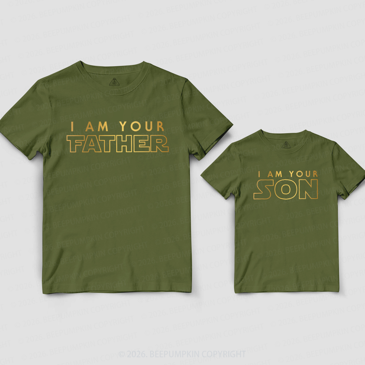 I Am Your Father Your Son Your Daughter Dad&Me Matching Shirts