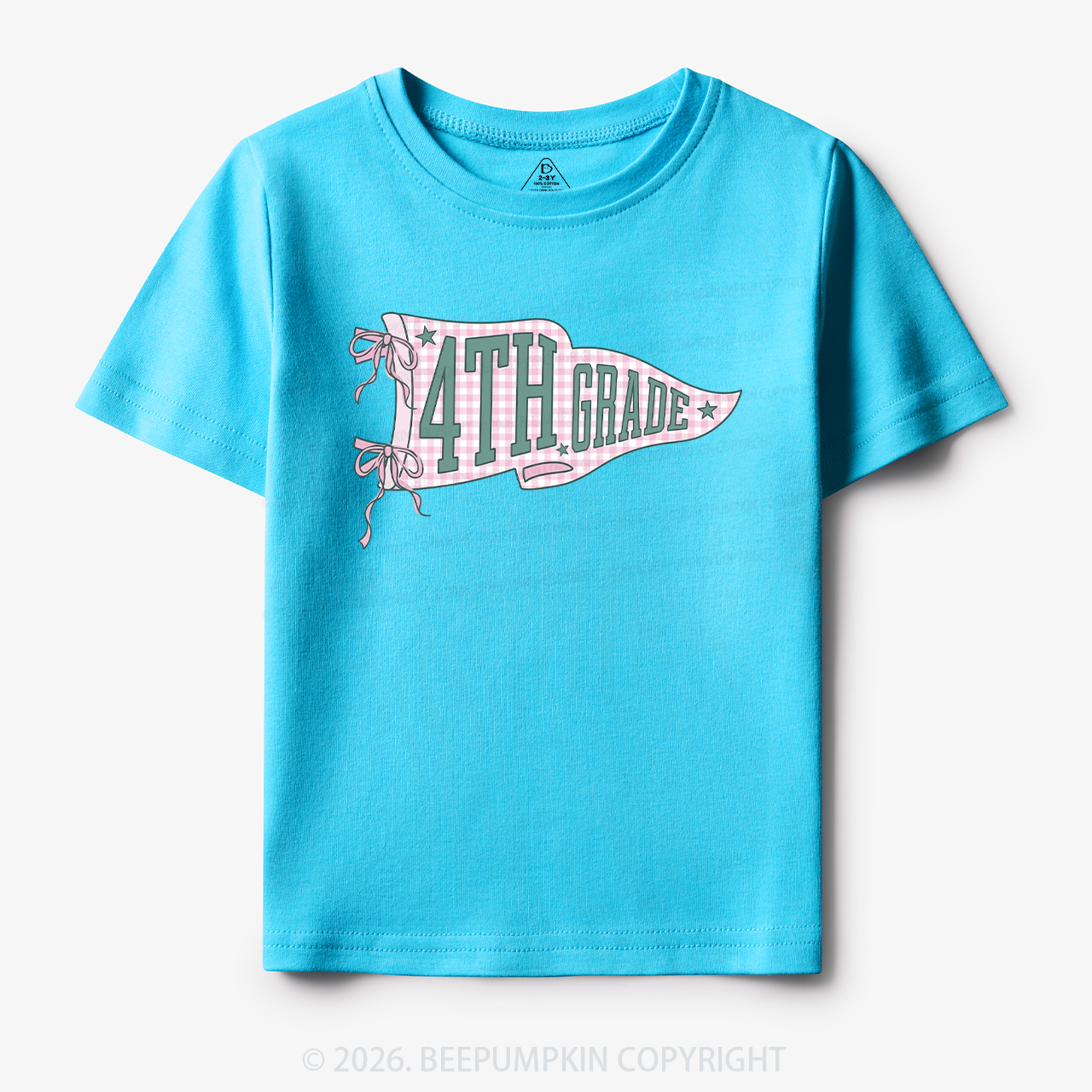 Personalized Pennant Grade Level Team Toddler&Kid's Tees