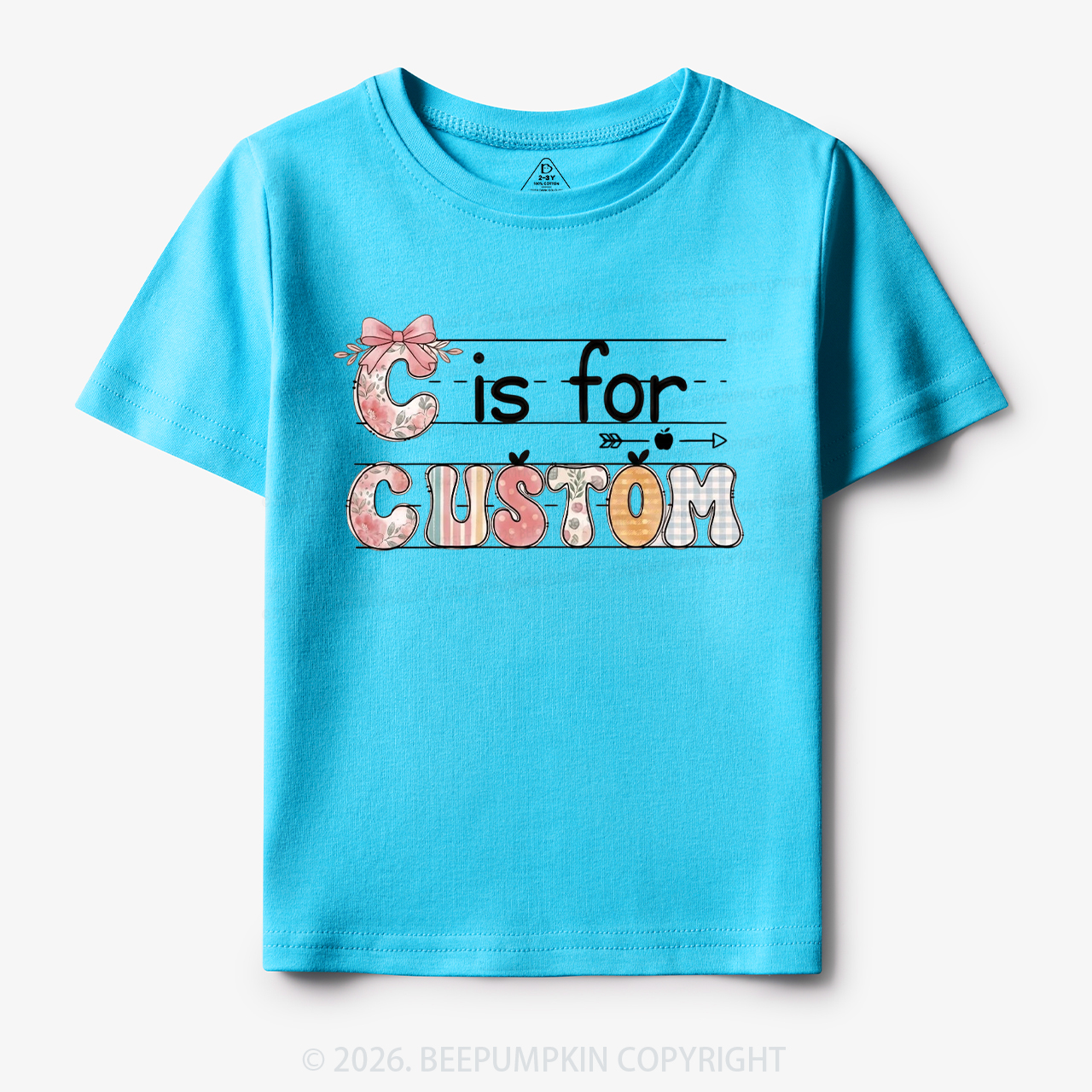 Personalized Kids Name Back To School Toddler&Kid's Tees