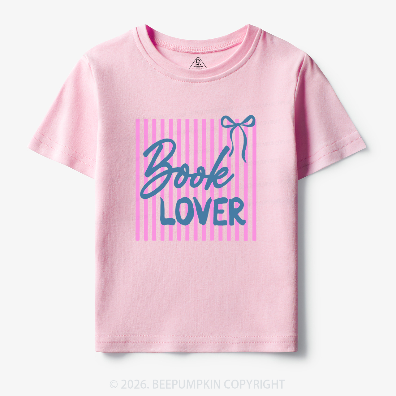Coquette Book Preppy Stripes Toddler&Kid's Tees
