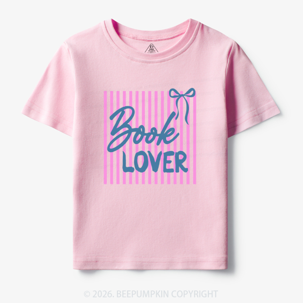 Coquette Book Preppy Stripes Toddler&Kid's Tees