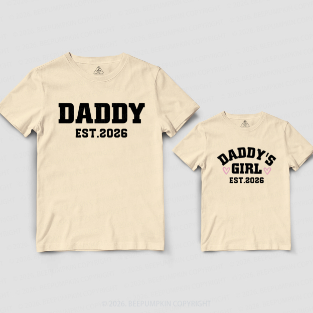 Daddy with Daddy’s Baby Dad&Me Matching Shirts