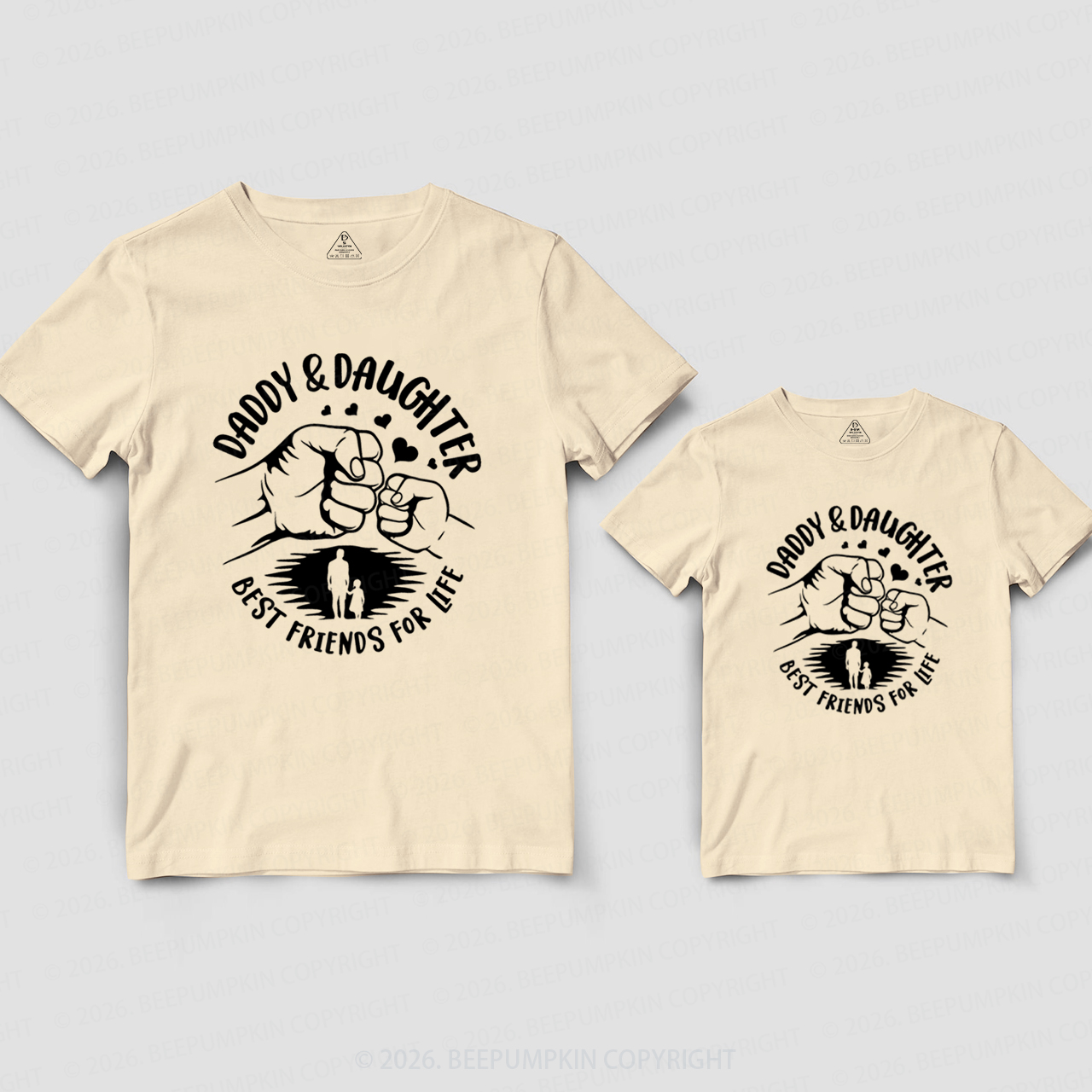 Personalized Best Friends For Life Dad&Me Matching Shirts