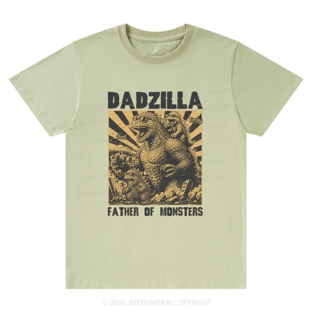 Personalized Dadzilla Father Of Monster T-Shirts