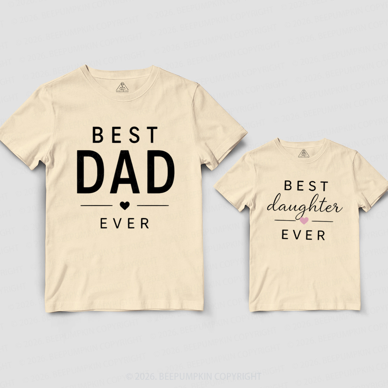 Best Dad Ever Best Daughter Ever Dad&Me Matching Shirts