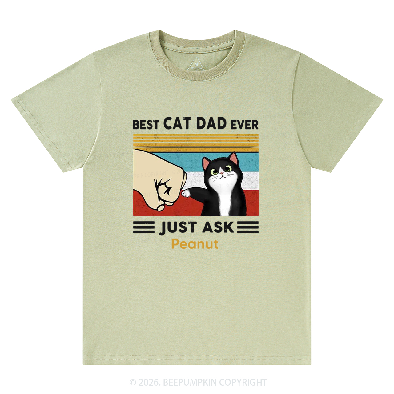 Personalized Best Cat Dad Ever T-Shirts