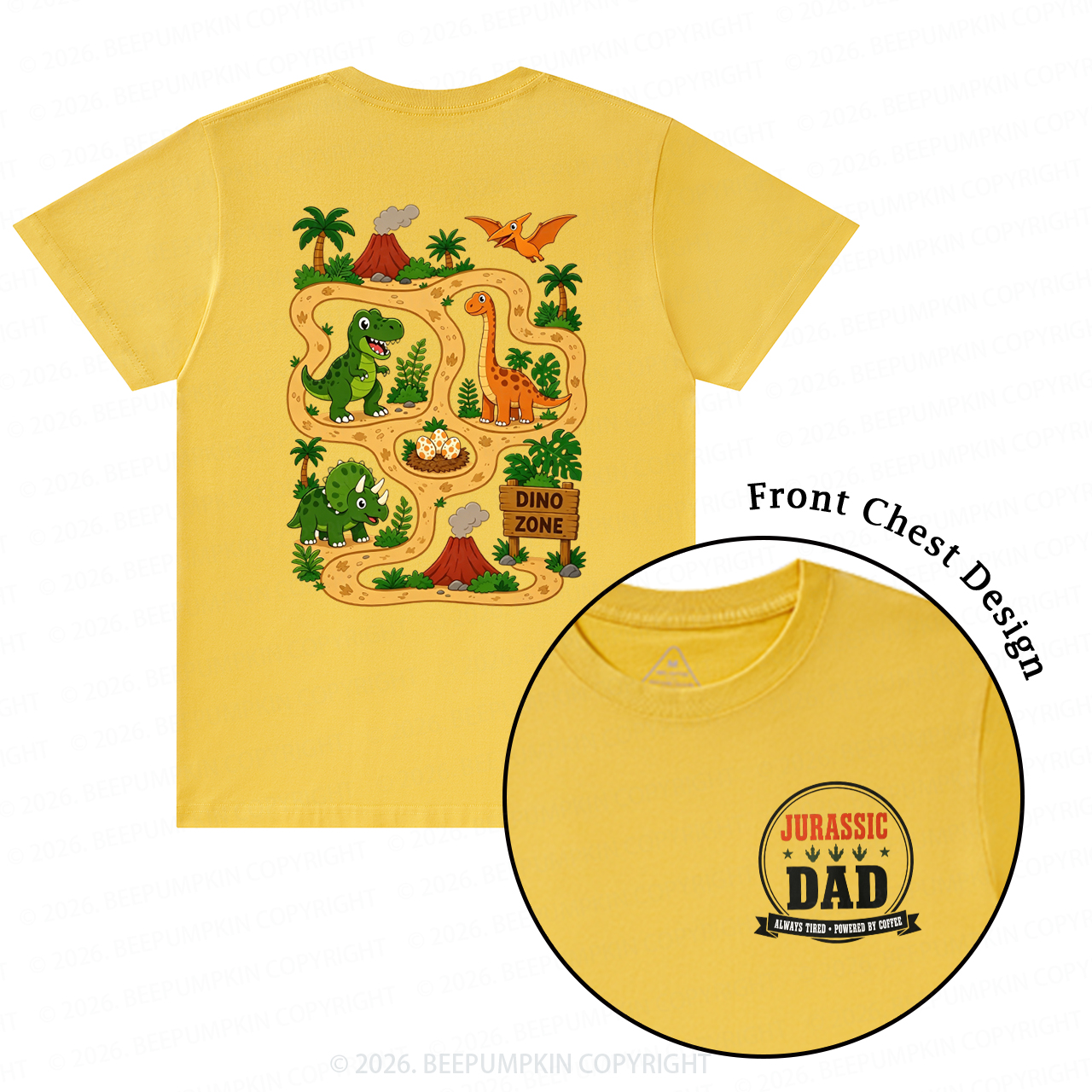 Daddysaurus Fathers Day T-Shirts