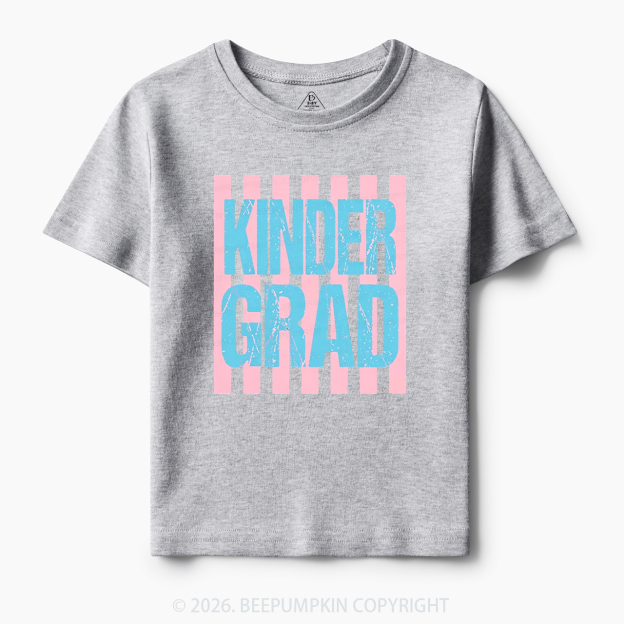 Stripes Kinder Graduation Summer Fun Retro Toddler&Kid's Tees
