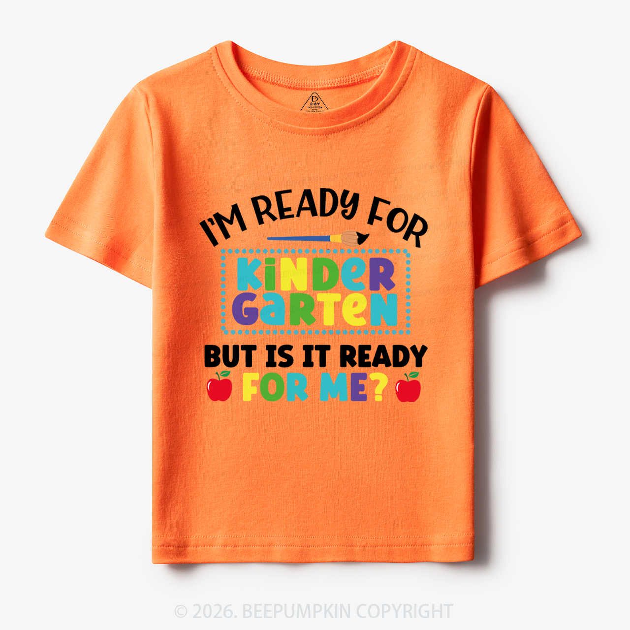 I'm Ready For Kindergarten Back To School Kids Shirts