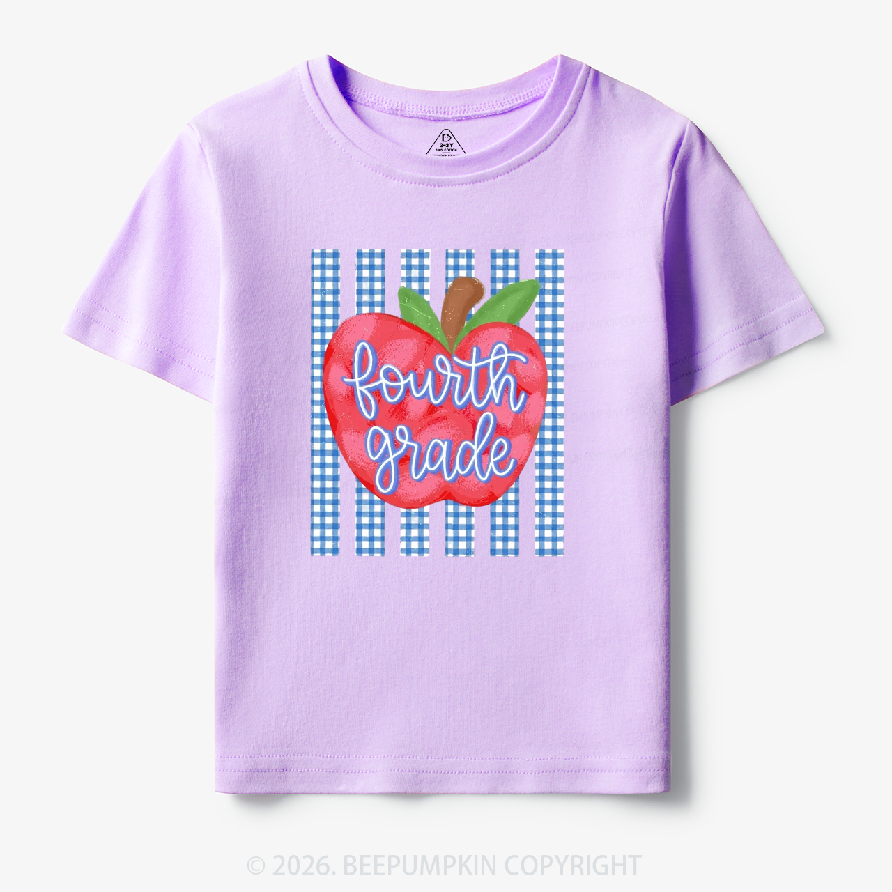 Striped Apple Grade Back To School Toddler&Kid's Tees