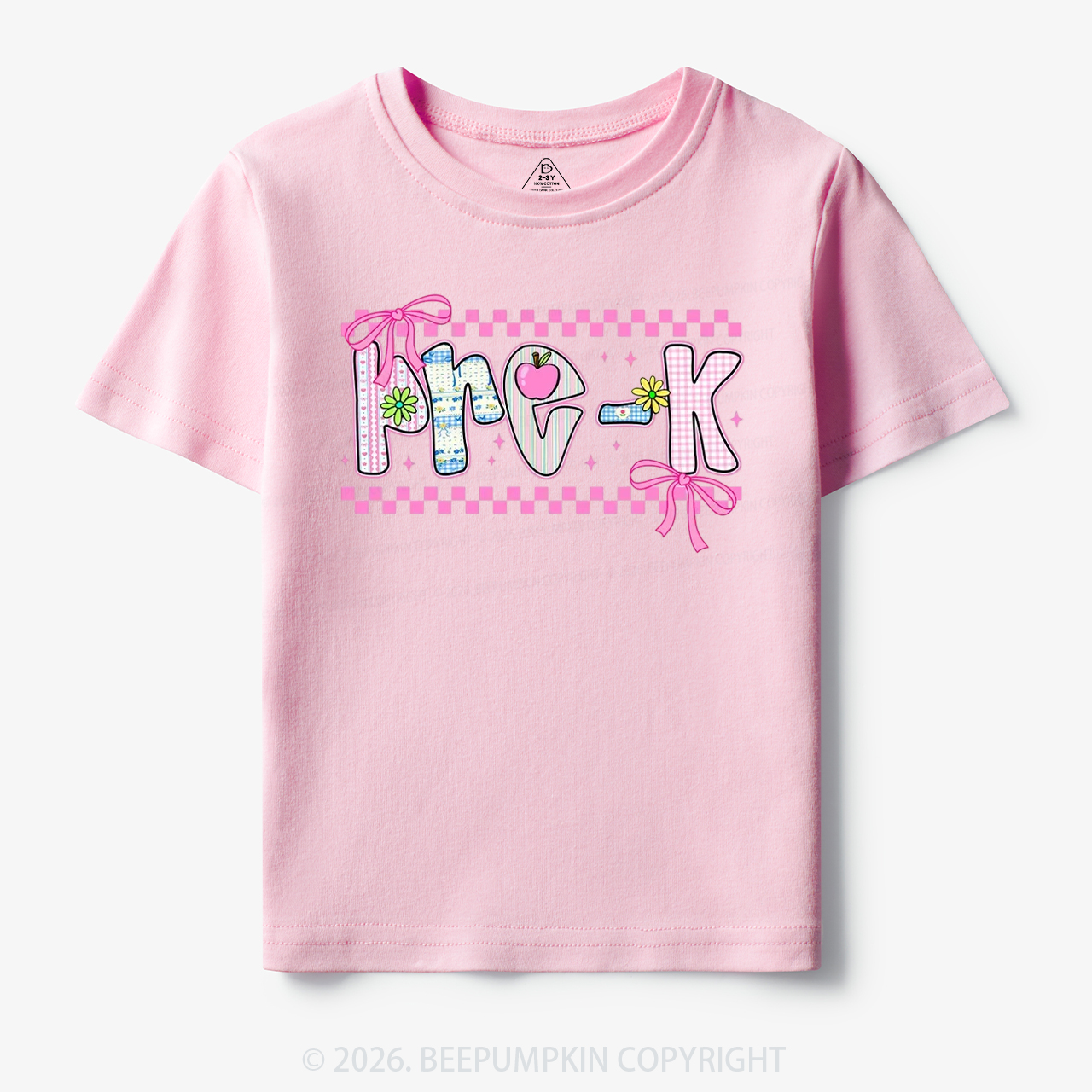 Preppy Floral Pre-k 1st/2nd/3rd/4th/5th Grade Toddler&Kid's Tees