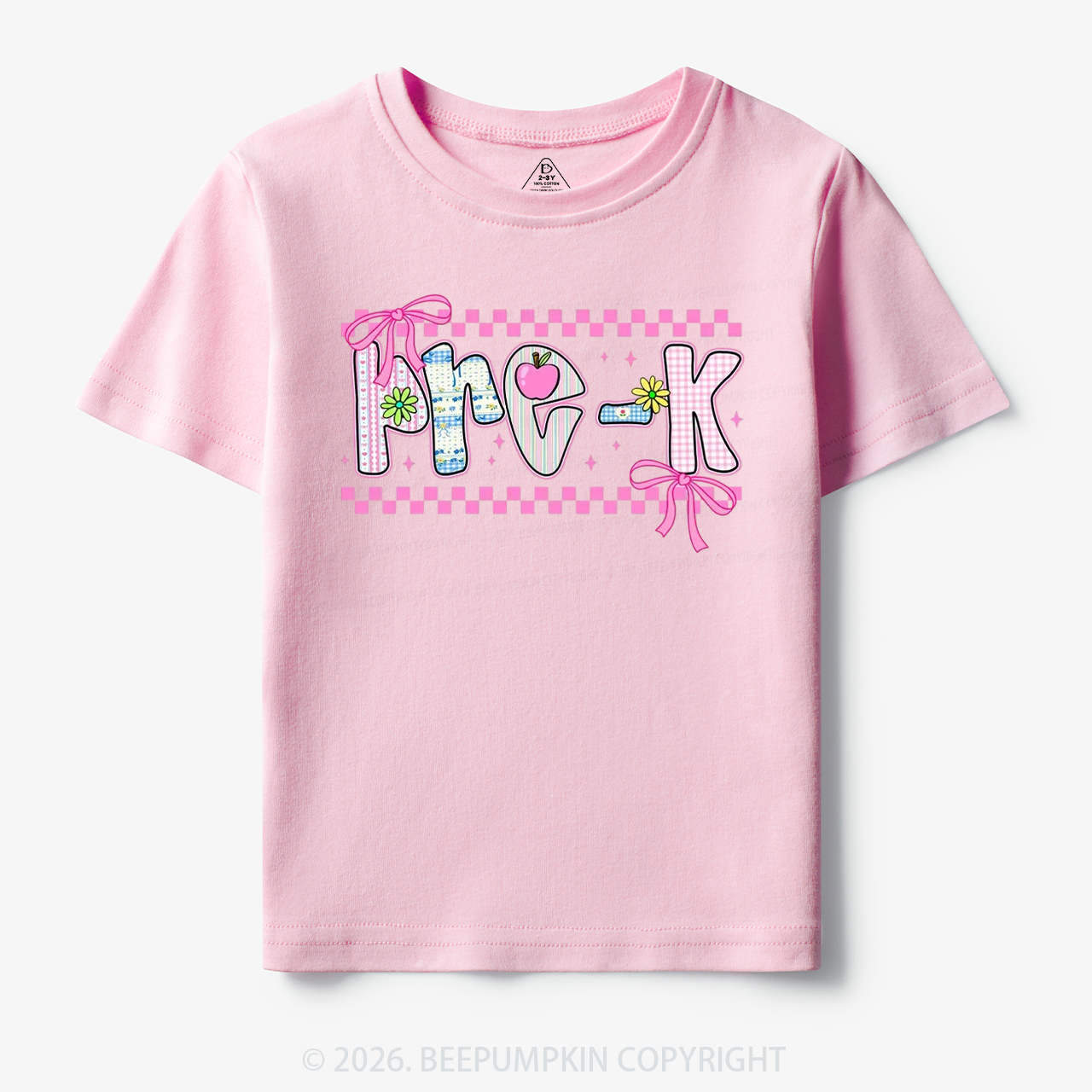 Preppy Floral Pre-k 1st/2nd/3rd/4th/5th Grade Toddler&Kid's Tees