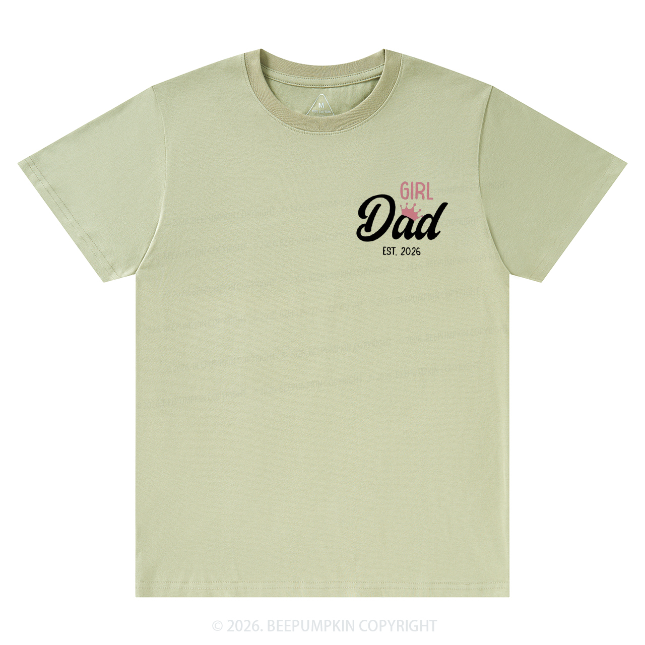 Personalized Girl Dad Fathers Day T-Shirts