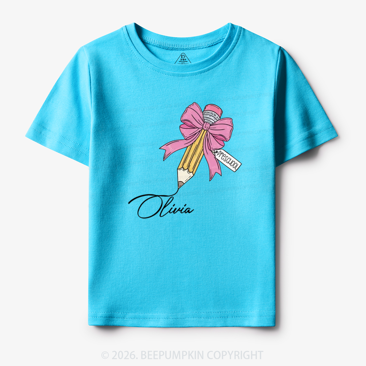 Personalized Preschool Back To School Toddler&Kid's Tees