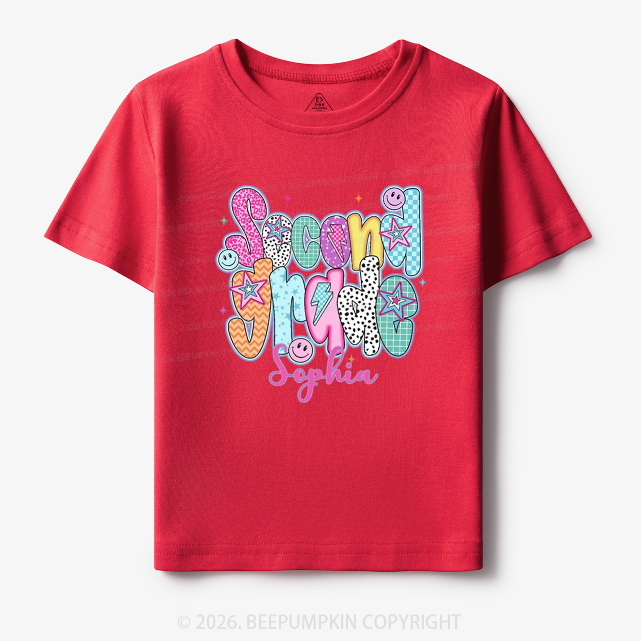 Personalized Retro Grade Back to School Toddler&Kid's Tees
