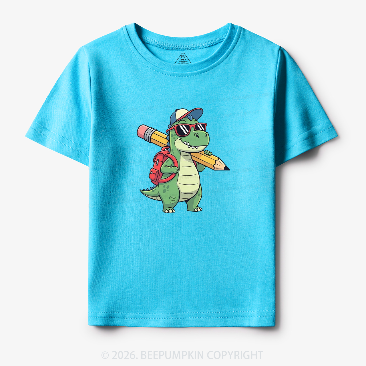 Funny Rex Back to School Dinosaur Toddler&Kid's Tees