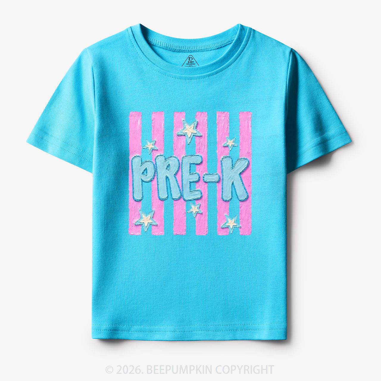 Retro Striped Pre-K Back To School Toddler&Kid's Tees
