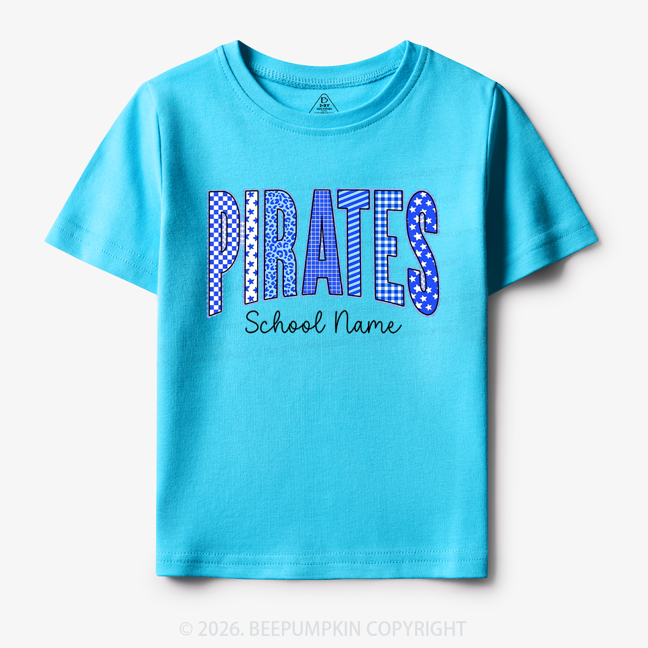 Personalized School Name School Spirit Toddler&Kid's Tees