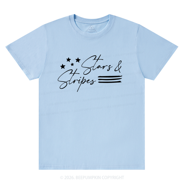 Stars and Stripes Retro American Flag T-Shirts