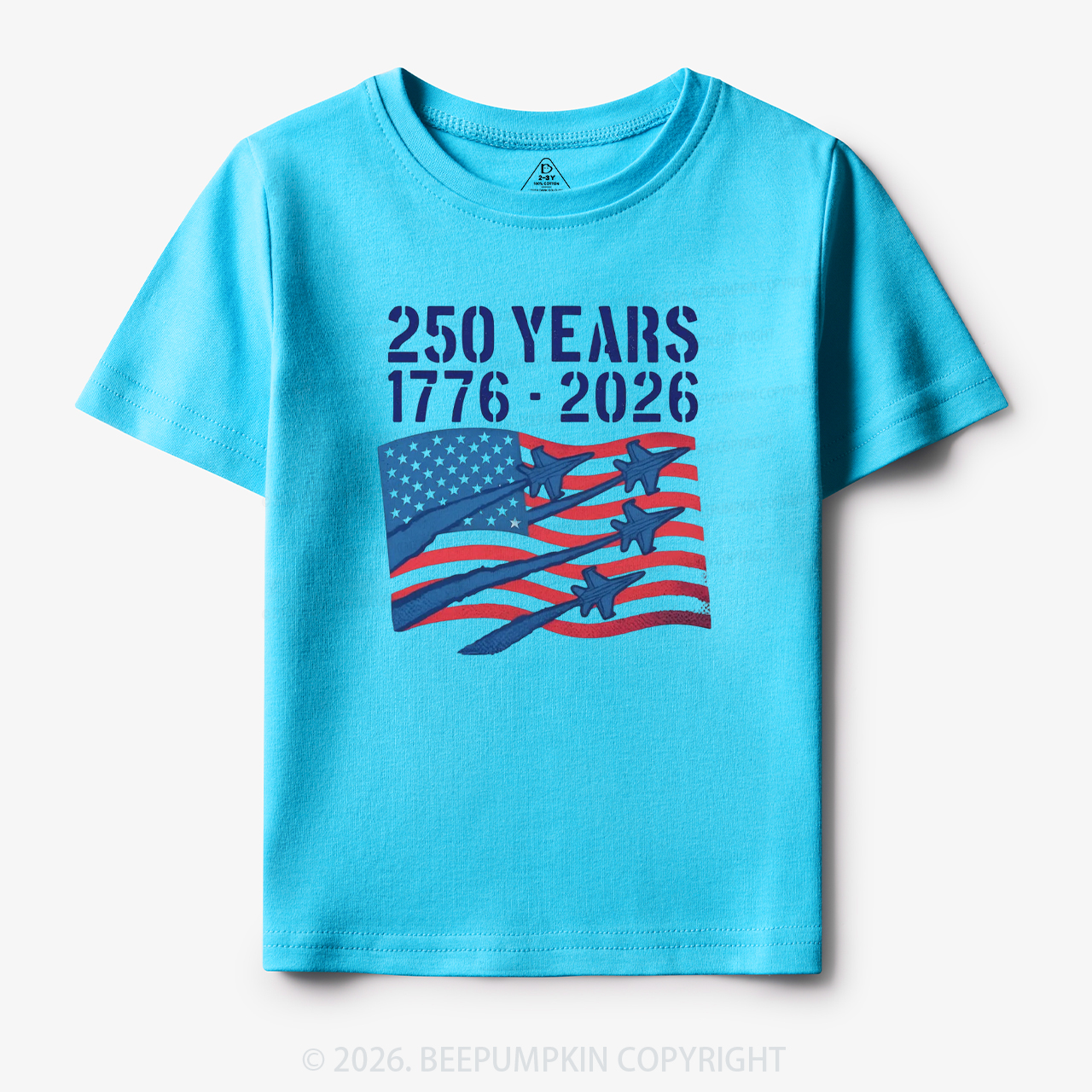 250 Years 1776-2026 America Patriotic Toddler&Kid's Tees