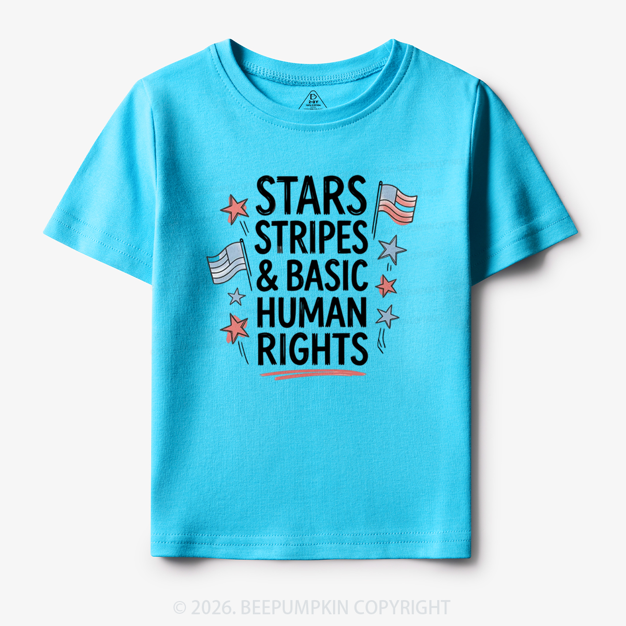 Stars Stripes Patriotic 4th Of July Toddler&Kid's Tees