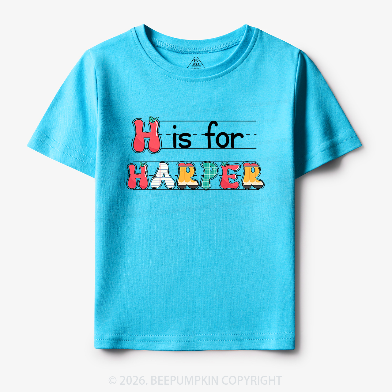 Personalized Kids Name Back To School Toddler&Kids Tees
