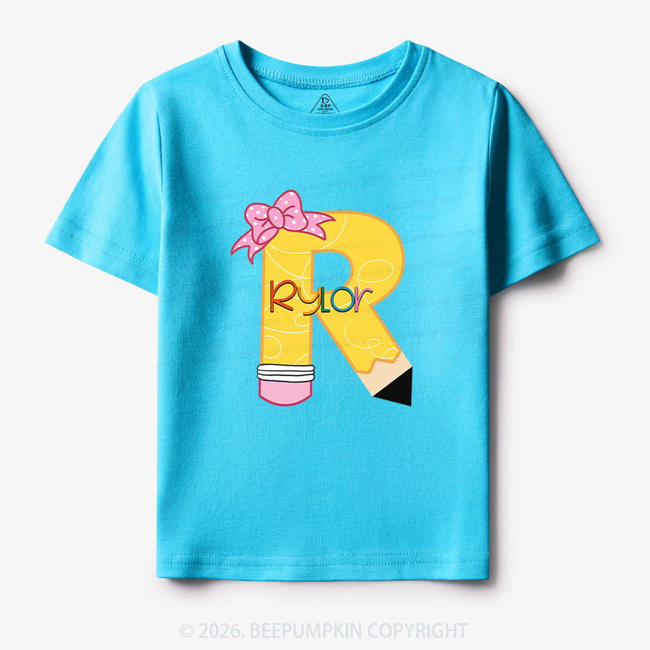 Personalized Pencil Back To School Shirt 