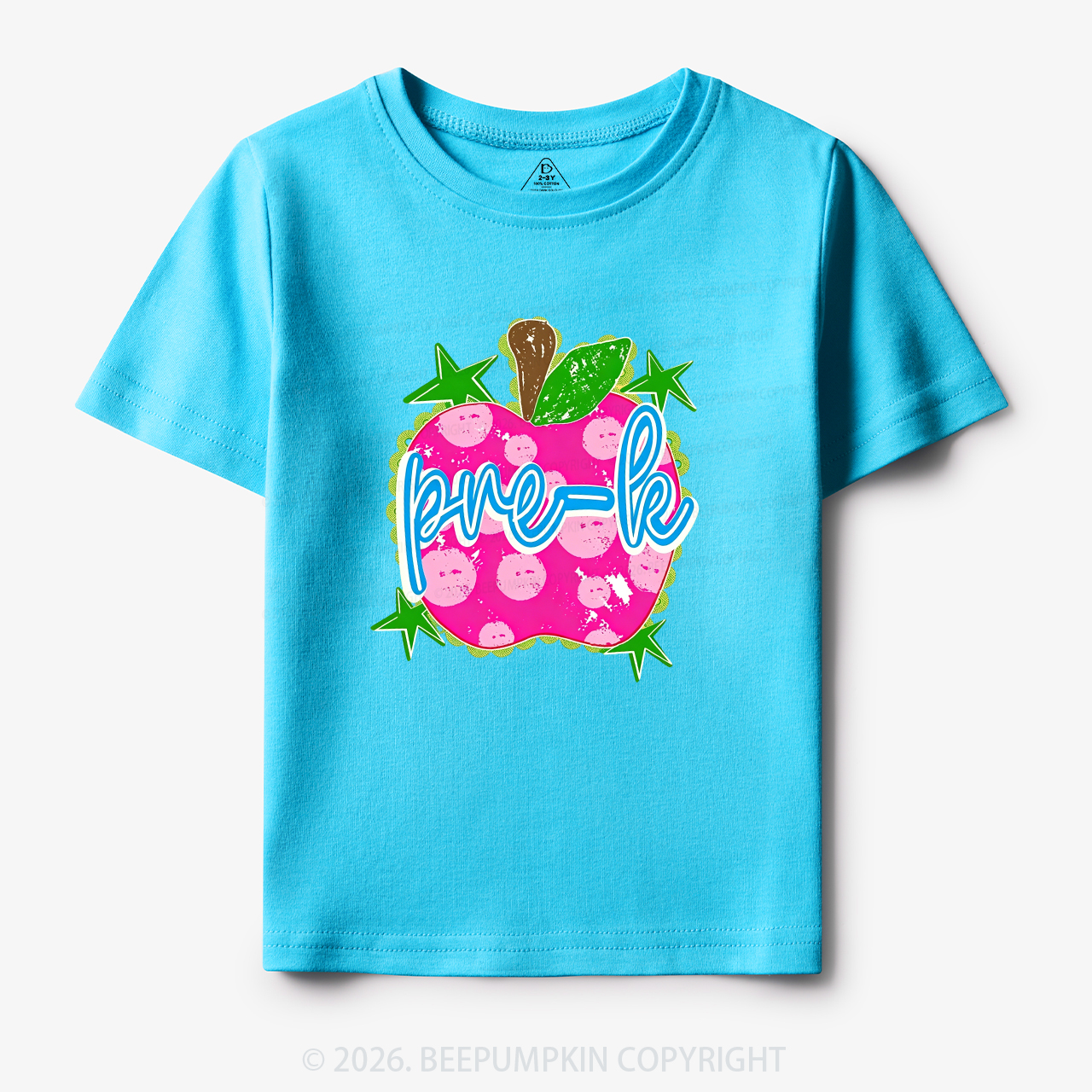 Personalized Polkadots Apple Back To School Toddler&Kid's Tees