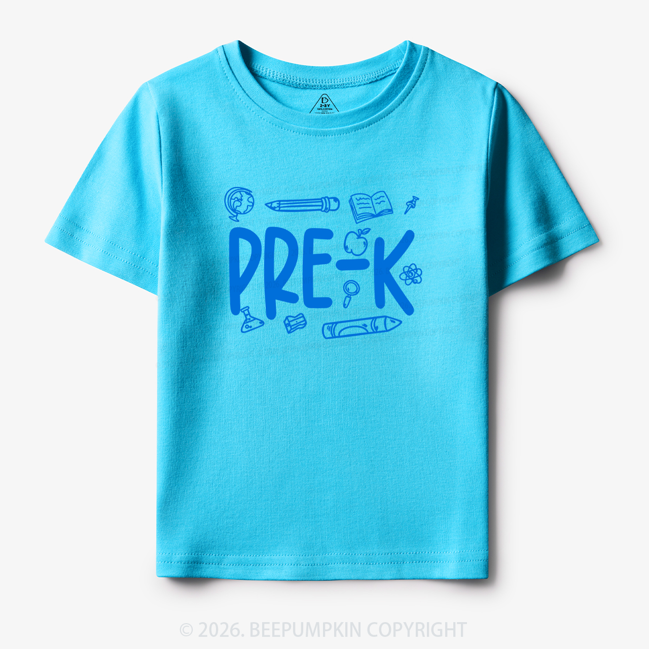 Personalized Preppy Back To School Doodles Toddler&Kid's Tees