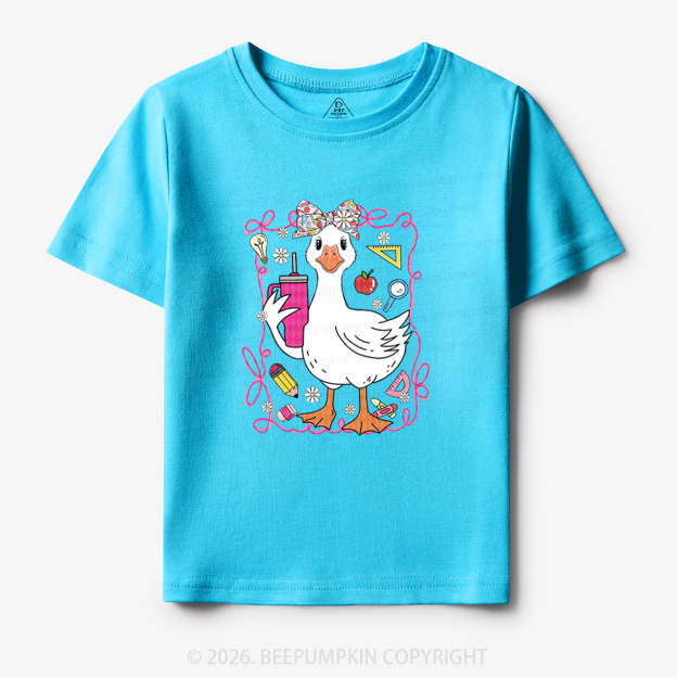 Coquette Silly Goose Back To School Toddler&Kid's Tees