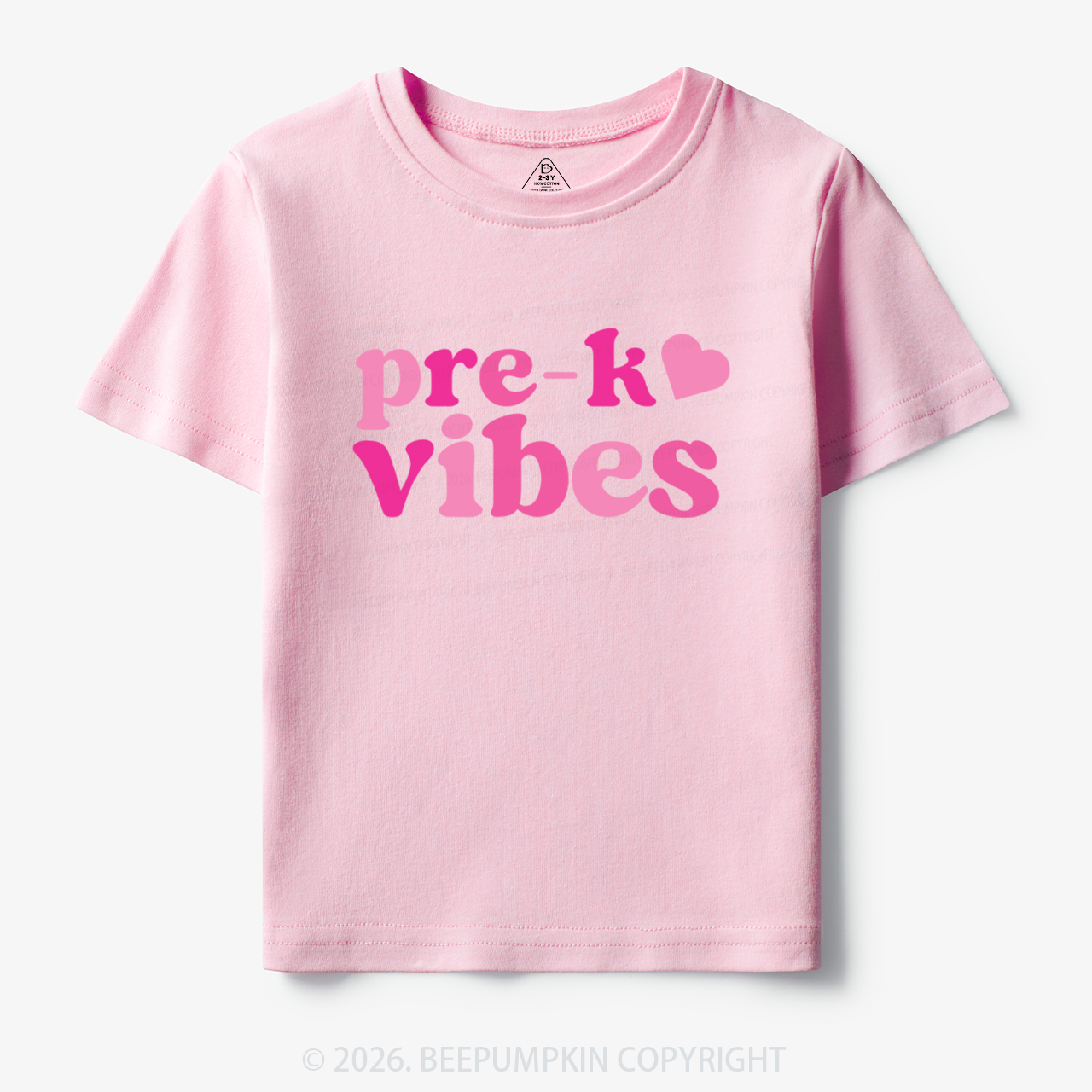 Pre-k Vibes Kindergarten Back to School Toddler&Kid's Tees