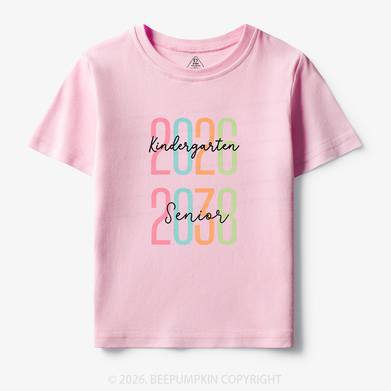 Class of 2026 Kindergarten 2038 Senior Toddler&Kid's Tees