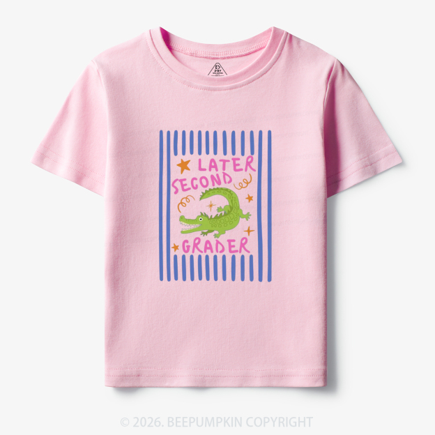 Personalized Later Alligator Funny Back To School Toddler&Kid's Tees
