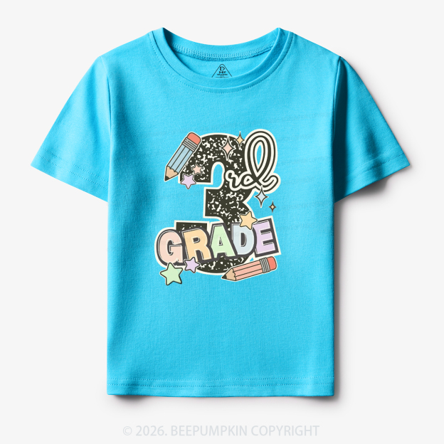 Third Grade Pencil Back To School Toddler&Kid's Tees
