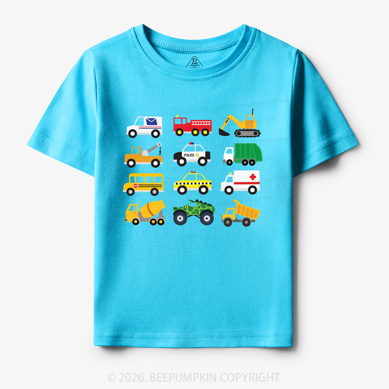 Lots of Trucks Toddler&Kid's Tees