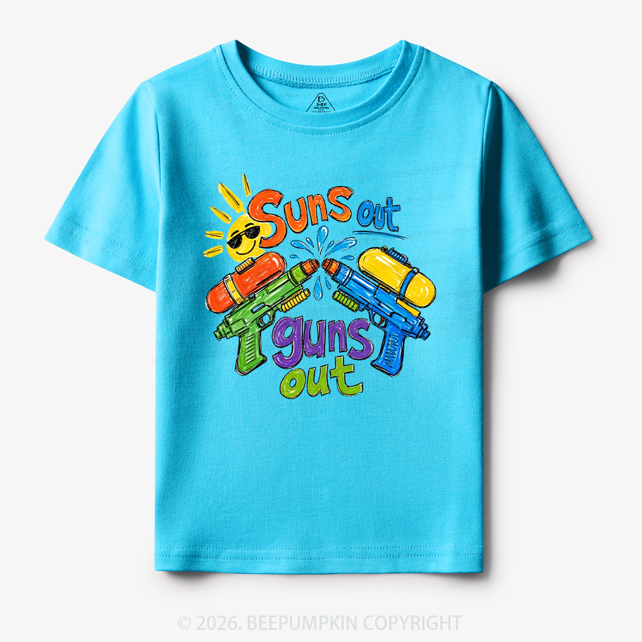 Funny Summer Suns Out Toddler&Kid's Tees