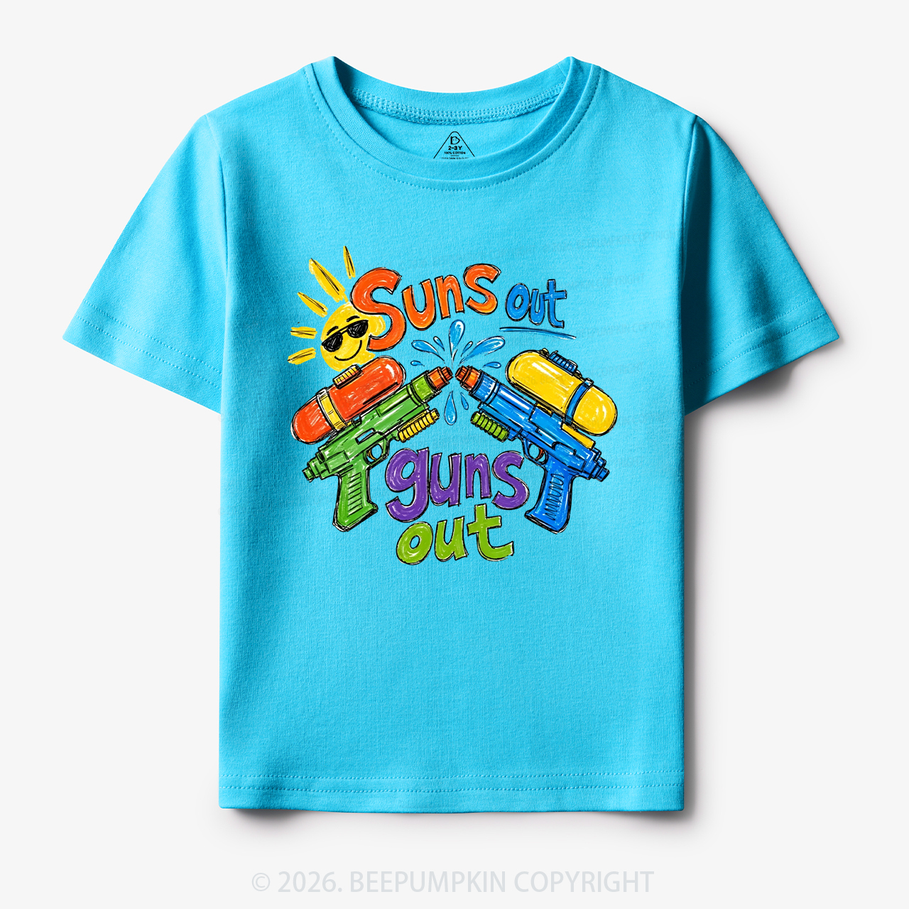 Funny Summer Suns Out Toddler&Kid's Tees