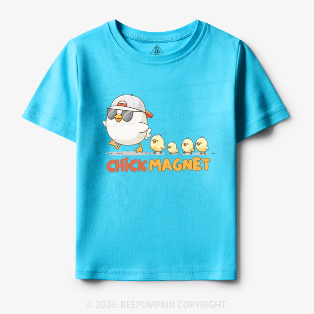 Chick Magnet Funny Farm Animal Toddler&Kid's Tees