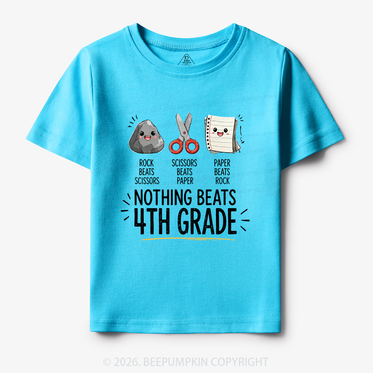 Personalized Rock Paper Scissors Back To School Toddler&Kid's Tees