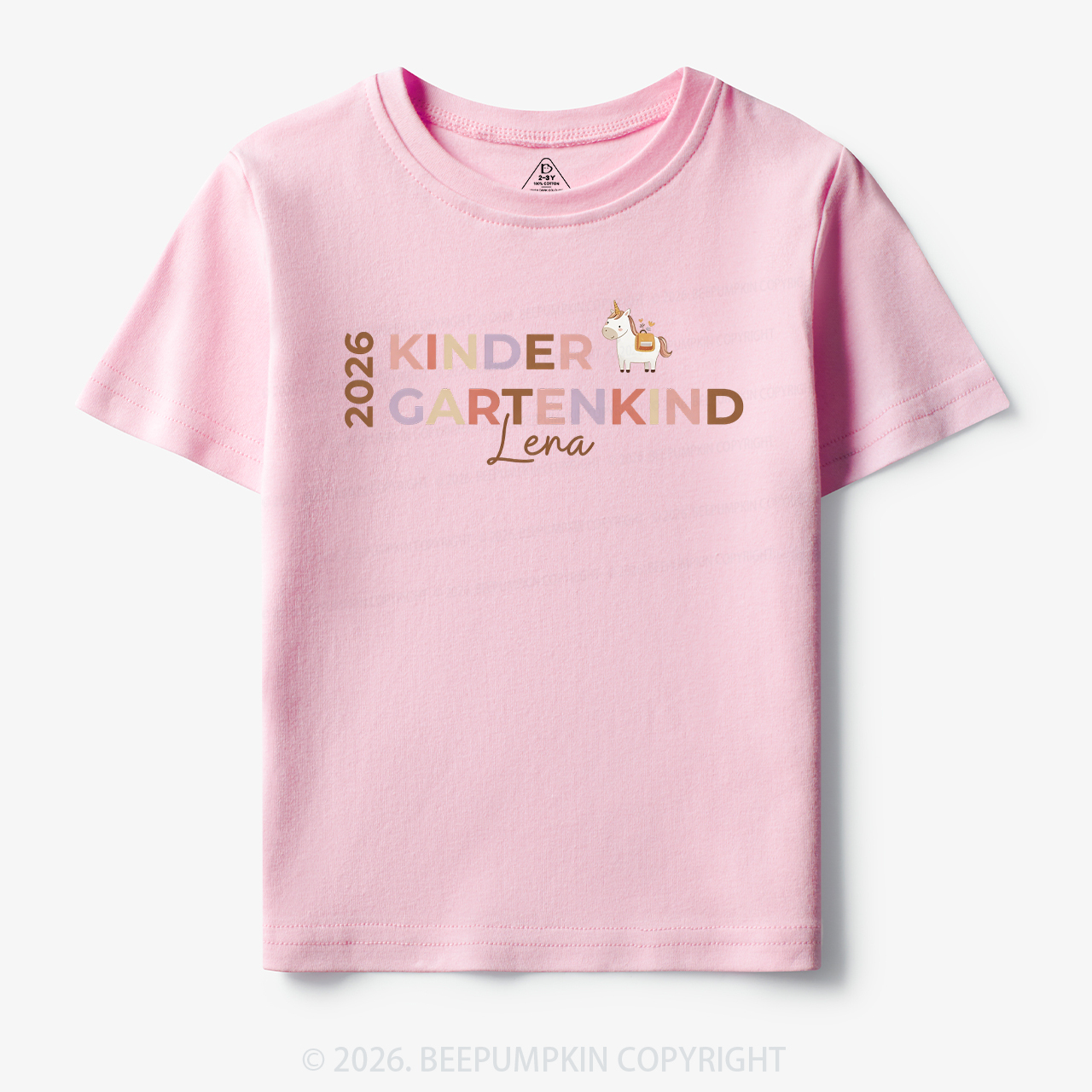 Personalized Name Icon Kindergarten Toddler&Kid's Tees