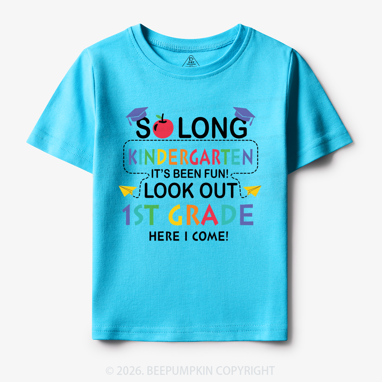 So Long Kindergarten 1st Grade Here I Come Toddler&Kid's Tees