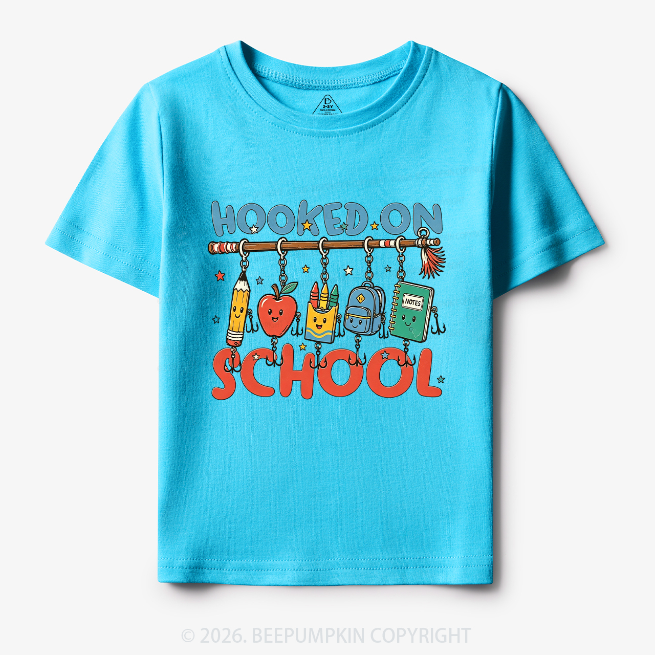 Back to School Hooked On School Toddler&Kid's Tees