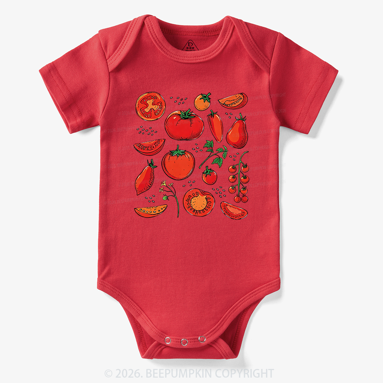 Tiny Tomato Patch Bodysuit