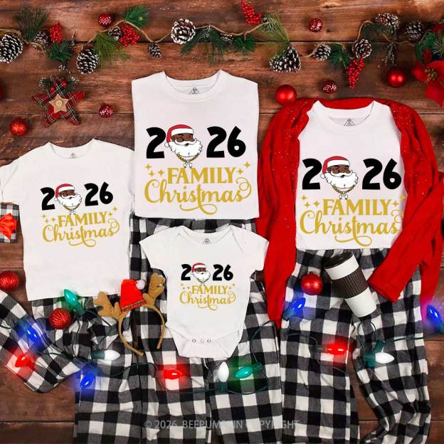 Santa Family Christmas 2026 Party Shirts Beepumpkin
