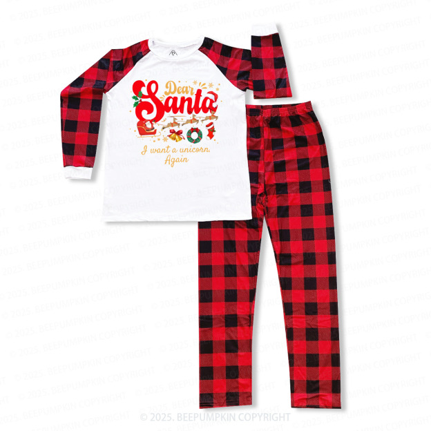 Personalized Dear Santa Family Matching Pajamas
