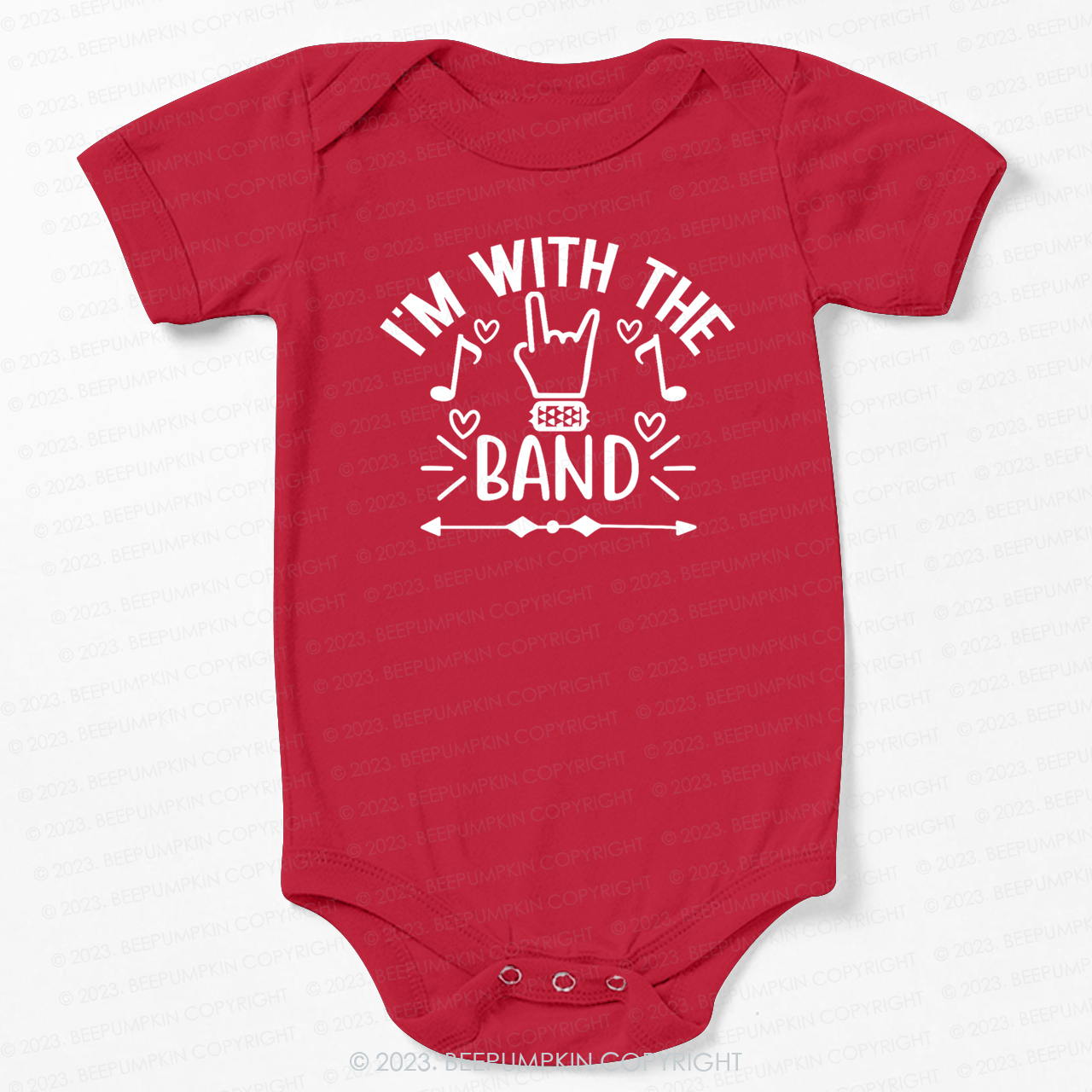 I'm With The Band Bodysuit For Baby