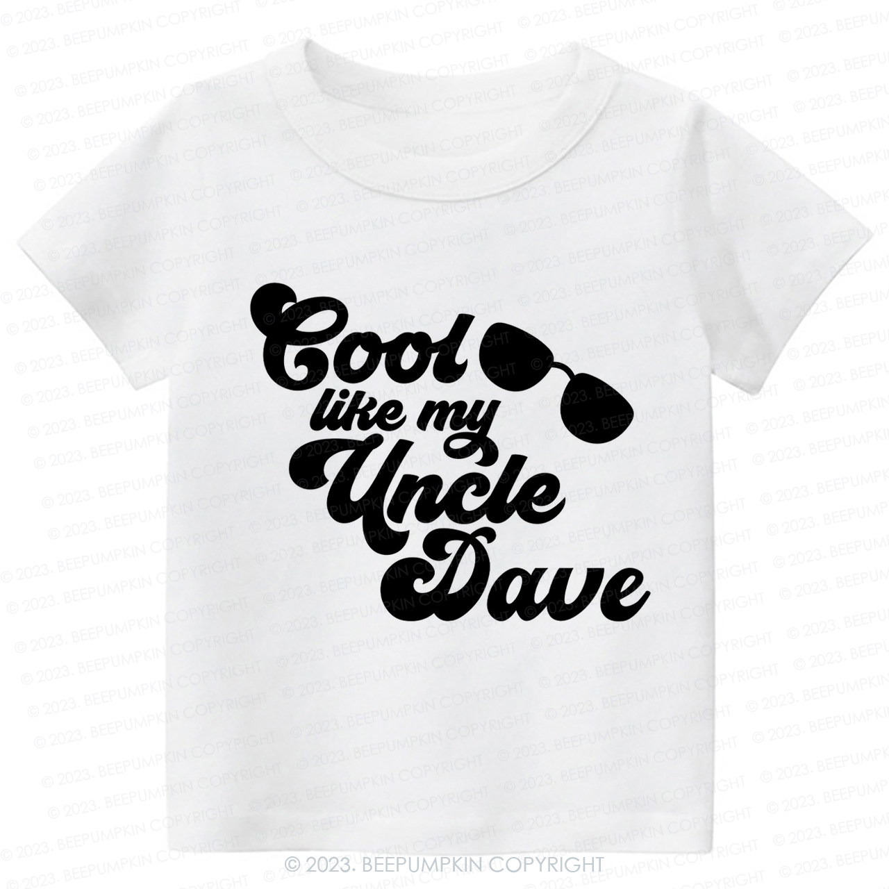 Personalized Cool Like My Uncle  -Toddler Tees
