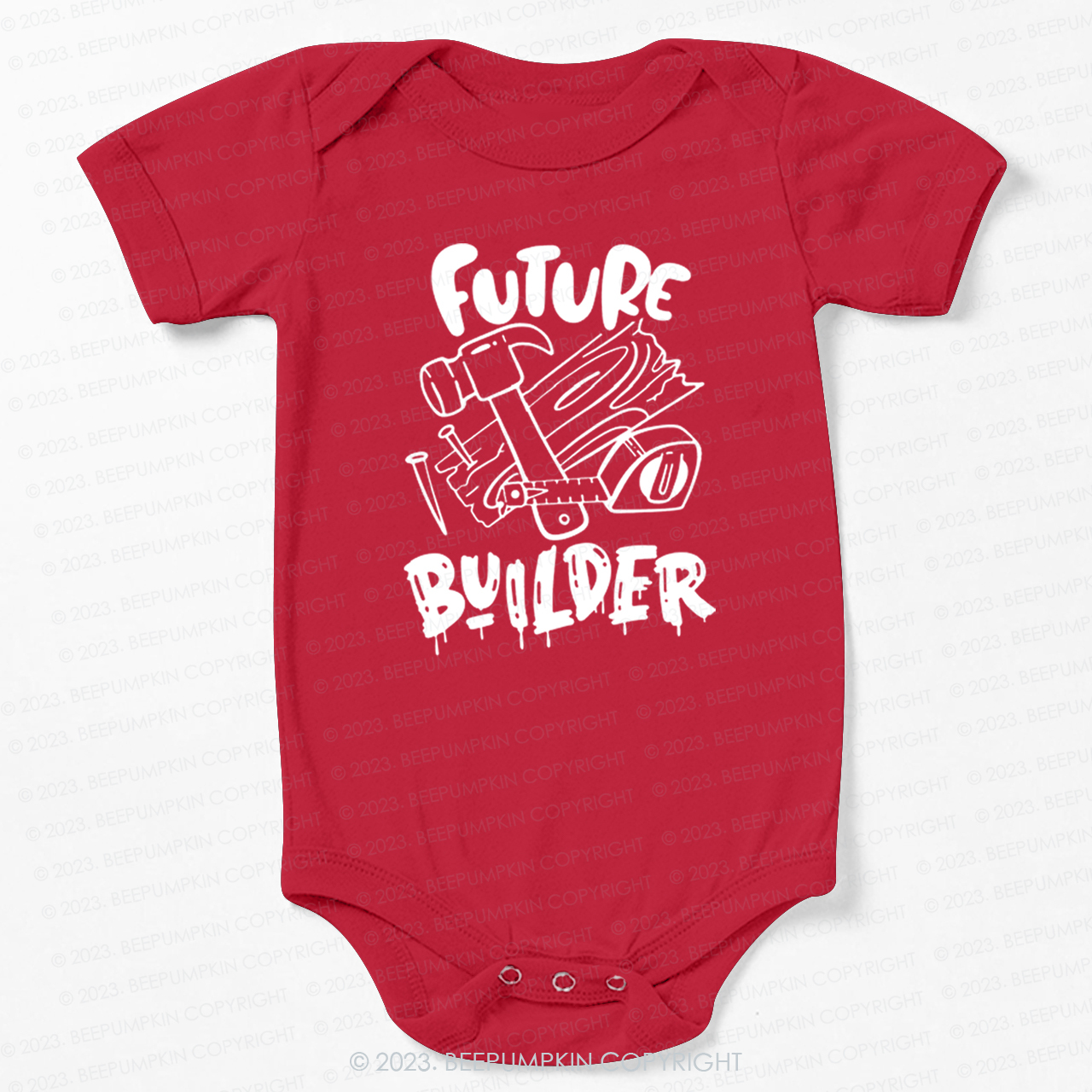 Future Builder Carpenter Bodysuit For Baby